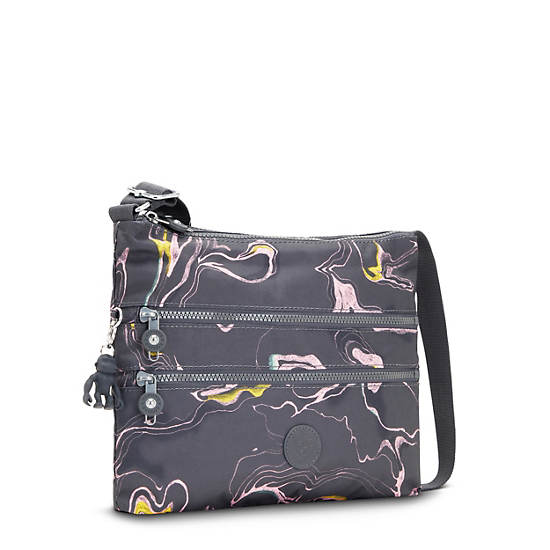 Kipling Alvar Printed Crossbodytassen Grijs Gekleurd | BE 1068CT